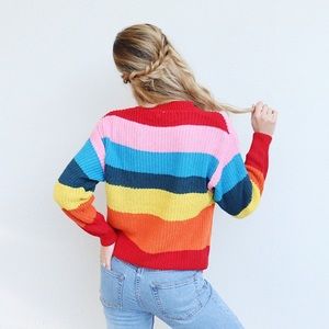 rainbow sweater